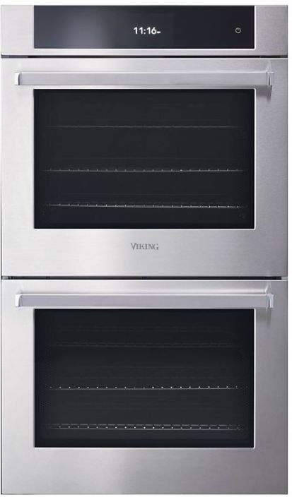 Viking® RVL 30" Stainless Steel Double Electric Wall Oven-0