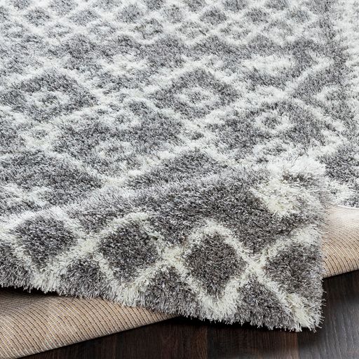 Surya Cloudy Shag Taupe 5'x7' Area Rug-2