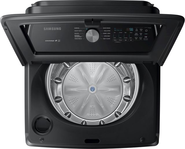 Samsung Fingerprint Resistant Black Stainless Steel Laundry Pair-4