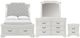 New Classic® Home Furnishings Lyndhurst 4-Piece Vintage White Queen Panel Storage Bedroom Set-0