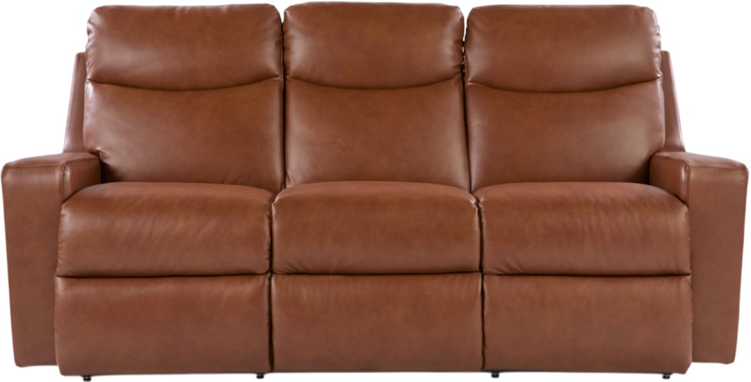 La-Z-Boy® Emmons Oak Leather Power Reclining Sofa with Headrest