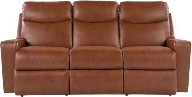 La-Z-Boy® Emmons Oak Leather Power Reclining Sofa with Headrest-1