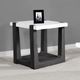 Furniture of America® Sundbry White End Table with Black Base-0