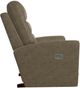 La-Z-Boy® Liam Pebble Leather Power Rocking Recliner with Headrest-2