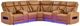 Global Furniture USA U8611 3-Piece Camel Power Reclining Sectional with Power Headrest-0