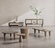 Jofran Inc. Origins Washed Sand Round Coffee Table-1
