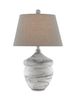 Currey & Company Vitellina White/Gray Table Lamp-0