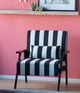 A & B Home Black/White  Accent Chair-3