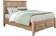 Vaughan-Bassett Jamestown Oak Mansion Bleached Oak Twin Storage Panel Bed -0