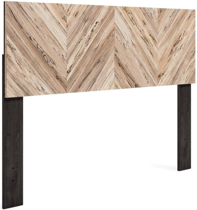 Signature Design by Ashley® Piperton 5-Piece Two-Tone Brown/Black Queen Panel Headboard Bedroom Set-1