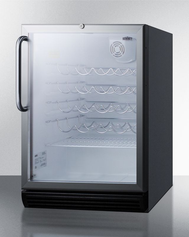 Summit® 24" Aluminum Wine Cooler-1