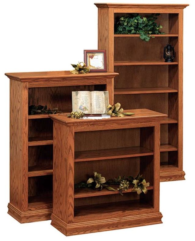 Fusion Designs Customizable Traditional 36'' Bookcase-1