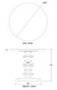 Bramble Customizable Milano Bistro Table-1