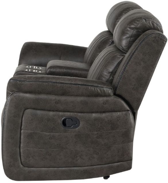 Global Furniture USA U8517 Gray Reclining Sofa-2