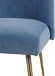 TOV Furniture Batik Ocean Blue Textured Linen Dining Chair-3