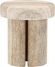 TOV Furniture Sheila Travertine Concrete Indoor/Outdoor Side Table-3