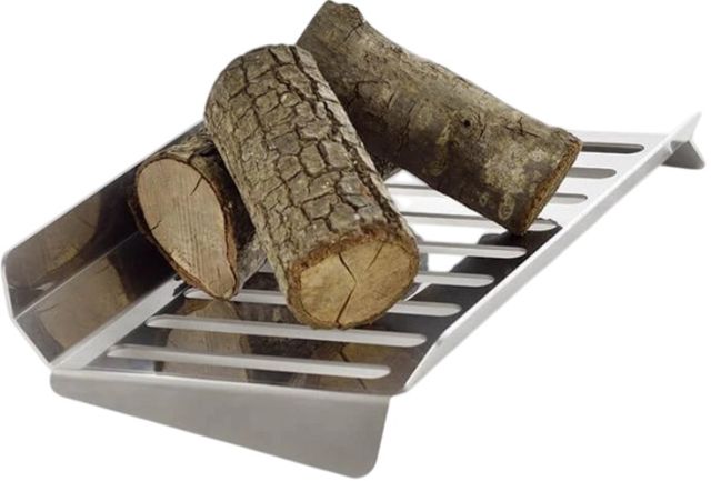 CLOSEOUT Alfa Outdoor 24" Stainless Steel Wood Holder-1
