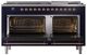 Ilve® Nostalgie II Noblesse 60'' Midnight Blue Pro Style Dual Fuel Range with Copper Trim-1