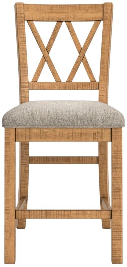 Signature Design by Ashley® Havonplane Brown Upholstered Bar Stool-1