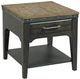 Kincaid Furniture Plank Road Artisan's Charcoal Drawer End Table-0