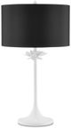 Currey & Company Bexhill Black/Gesso White Table Lamp-0