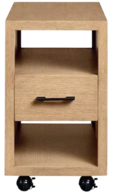 Bassett® Furniture HomeWork Natural Storage Cart-1