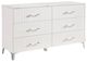 Homelegance® Ripple High Gloss White Dresser-0