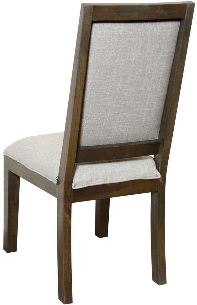 Harp & Finial® Spencer 2-Piece Gray/Linen Dining Chair Set-2