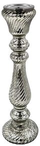 A & B Home Merc Silver Candleholder-0