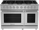BlueStar Platinum X8 48" Stainless Steel Pro-Style Dual-Oven Gas Range with Custom Plated Trim-0