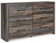 Signature Design by Ashley® Drystan 2-Piece Multi King Storage Panel Bed Set-2