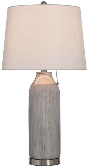 Stylecraft Plated Silver Table Lamp-1
