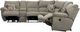 Catnapper® Elliot 2-Piece Pewter Power Lay Flat Reclining Curved Sectional with Console-4