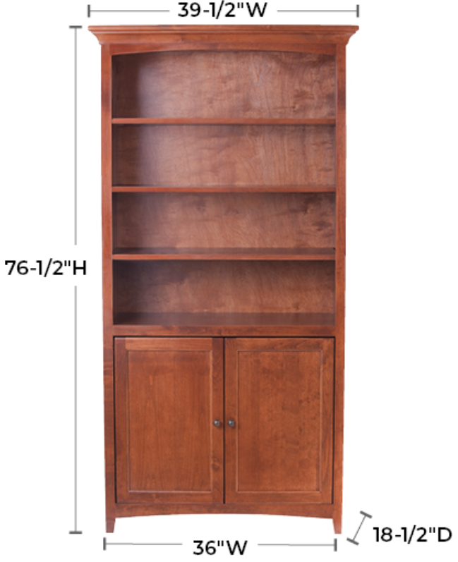 Whittier Wood Furniture McKenzie Wall Unit