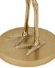 Currey & Company Crane Clear Accent Table with Brass Base-3