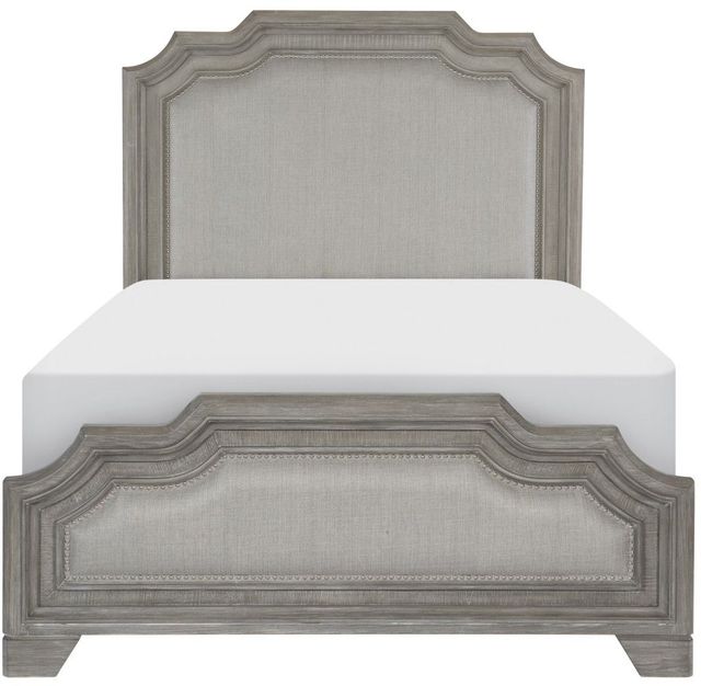 Mazin Furniture Colchester Driftwood Gray King Panel Bed-1
