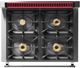 Viking® Tuscany 36" Valentine Pro Style Dual Fuel Range-4