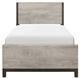 Mazin Furniture Zephyr Gray Twin Panel Bed-1