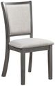New Classic® Home Furnishings Amy 5-Piece Gray Dining Set-2