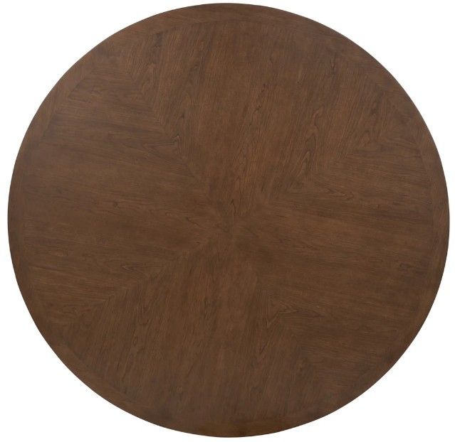 Flexsteel® Bellevue Whiskey Brown Round Dining Table-3
