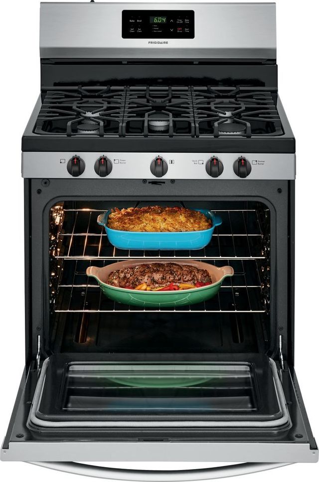 Frigidaire® 30" Stainless Steel Freestanding Gas Range-6