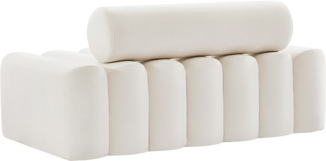 Meridian Furniture Melody Cream Velvet Loveseat-3