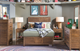 Legacy Kids Teen Summer Camp Brown Full Youth Panel Bed-1
