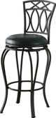 Coaster® Adamsville Black Upholstered Swivel Bar Stool-3