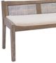 Powell® Beaux Beige/Brown Bench-1