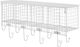 Linon White Cubby Wall Shelf-3