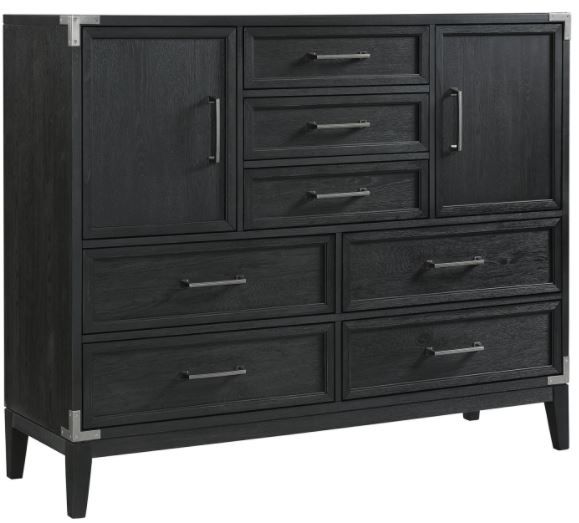Intercon Laguna Weathered Steel Gentleman's Chest-1