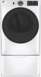 GE® 7.8 Cu. Ft. White Smart Front Load Electric Dryer with Sanitize Cycle-3