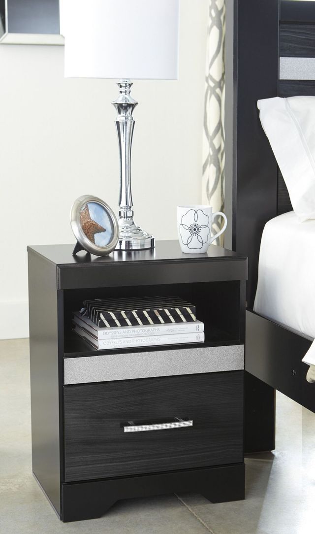 Signature Design by Ashley® Starberry Black Nightstand-2