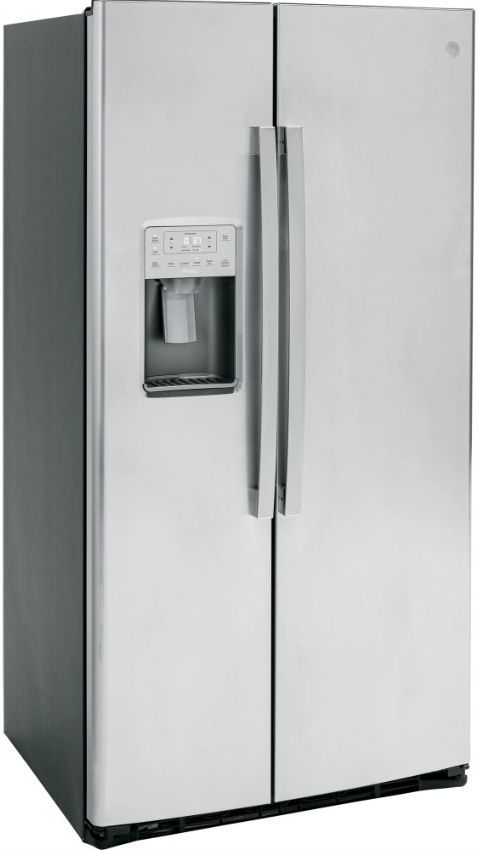 GE Profile™ 36'' 21.9 Cu. Ft. Counter-Depth Stainless Steel Side-By-Side Refrigerator-3